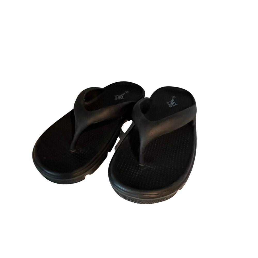 Sole Mates Flip Flops Black Mens 9